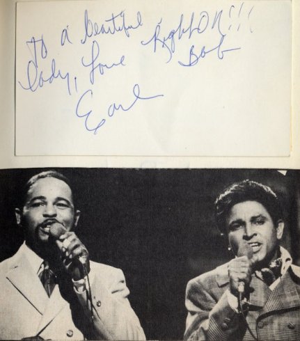 Bob and Earl autograph
