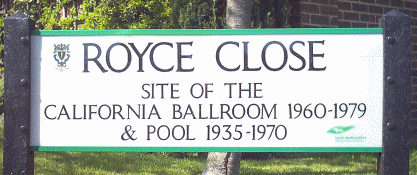 Royce Close sign