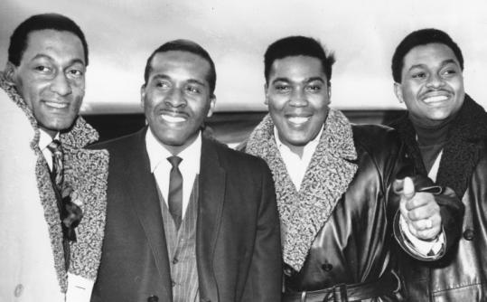 The Four Tops with Levi, second from left in 1980